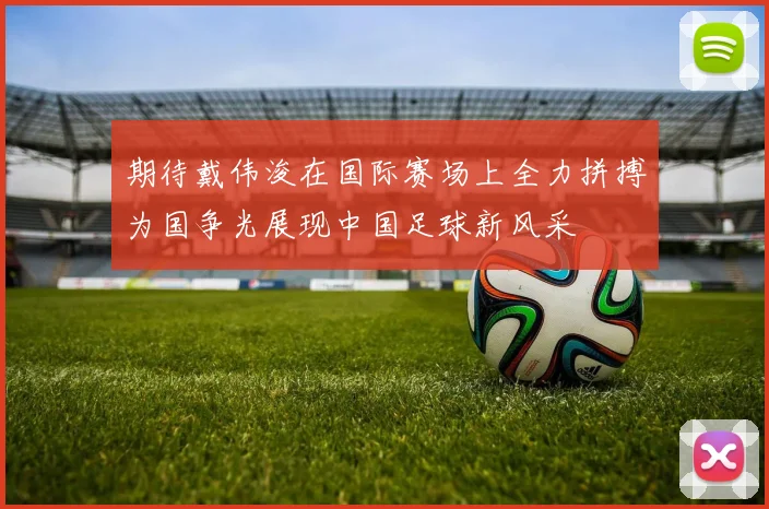 期待戴伟浚在国际赛场上全力拼搏为国争光展现中国足球新风采